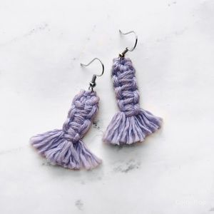 Handmade Statement Macrame Earrings